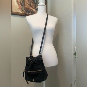 Ralph Lauren nylon drawstring, Crossbody purse